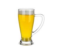 Boccale da Birra Trasparente, Bicchiere con Manico, Facile da Pulire, Ideale per Alcolici, Tè e Caffè, Un Ottimo Regalo per Papà, Marito o Amico(5)