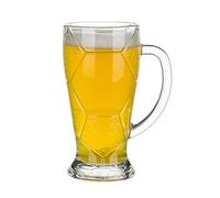 Boccale da Birra Trasparente, Bicchiere con Manico, Facile da Pulire, Ideale per Alcolici, Tè e Caffè, Un Ottimo Regalo per Papà, Marito o Amico(20)