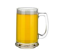 Boccale da Birra Trasparente, Bicchiere con Manico, Facile da Pulire, Ideale per Alcolici, Tè e Caffè, Un Ottimo Regalo per Papà, Marito o Amico(19)