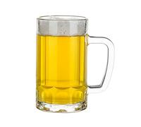 Boccale da Birra Trasparente, Bicchiere con Manico, Facile da Pulire, Ideale per Alcolici, Tè e Caffè, Un Ottimo Regalo per Papà, Marito o Amico(14)
