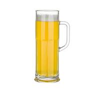 Boccale da Birra Trasparente, Bicchiere con Manico, Facile da Pulire, Ideale per Alcolici, Tè e Caffè, Un Ottimo Regalo per Papà, Marito o Amico(13)