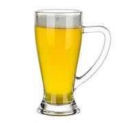 Boccale da Birra Trasparente, Bicchiere con Manico, Facile da Pulire, Ideale per Alcolici, Tè e Caffè, Un Ottimo Regalo per Papà, Marito o Amico(7)