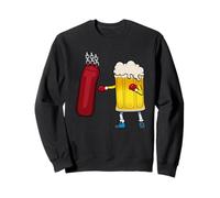 Boccale di Birra Allenamento Boxe Felpa