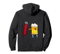 Boccale di Birra Allenamento Boxe Felpa con Cappuccio