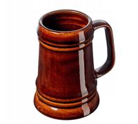 Boccale di birra KADAX in ceramica, boccale in pietra, 500 ml, 1 pezzo