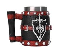 Boccale di birra medievale | Boccale da birra in peltro | Tazza medievale in ceramica | Boccale di birra in legno, recipiente per bere medievale, boccale di birra ornato, boccale di birra storico, boc