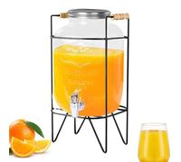 Boccale per bevande - Dispenser di soda - Dispenser di bevande per feste, barattolo contenitore da 4 l per bevande | Refrigeratore d'acqua, distributore di limonata per bevande in ermetico con