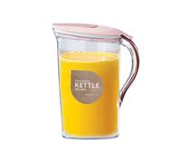 Boccale per succo di frutta per frigorifero, 1,5 l, per bevande fredde, bollitore per acqua e succhi di frutta, grande capacità, contenitore per bevande fredde per limonata, succo, acqua, multiuso