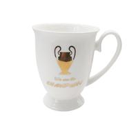 Boccale Reale,Tazza in Ceramica Personalizzata,Tazza di Caffè Ceramica,Tazze Personalizzate con Campioni - Contiene Il Testo We Are Champions,Per Serviziotazze per Latte, Cacao,Bevande,Il Tè (310ml)
