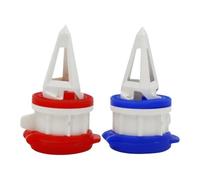 Boccale versatore per bottiglie di latte, confezione da 2 tappi a prova di perdite, con coperchio, comodo dispenser per bevande, per latte, succhi di frutta, latticini, sacchetti di carta, riunioni di