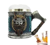Boccali da birra da uomo, boccale da birra gotico,Tazza in acciaio inossidabile gotico da 450 ml per caffè - Tazza da tè retrò, tazze da caffè da viaggio multifunzionali per riunioni di famiglia, fest