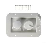 Boccaporto montato d'ottone dell'entrata dell'acqua di RV della valvola di ritegno per il riempimento efficiente dell'acqua dolce nell'uso mobile e stazionario