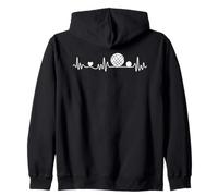 Bocce Ball with Love per Uomini, Donne, Bambini, Bocce, Sport Felpa con Cappuccio