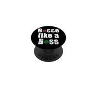 Bocce come un boss giocatore di palla italiano lancio gioco Italia PopSockets PopGrip Adesivo