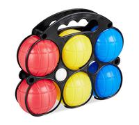 Bocce da gioco 6 sfere Custodia trasporto Set di bocce colorate 7 cm 1,2 kg