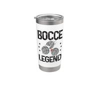 Bocce Legend - Bocce Ball con Jack Bocci Game Bocce Bicchiere termico in acciaio inox doppia parete