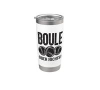 Bocce O Niente! Bouler Outfit Palle Da Bocce Petanque Boules Bicchiere termico in acciaio inox doppia parete