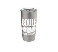 Bocce O Niente! Bouler Outfit Palle Da Bocce Petanque Boules Bicchiere termico in acciaio inox doppia parete