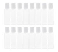 Boccetta per Soluzione Lenti 0,39 Oz in Plastica Pp, 25 Pezzi | Tappo a Vite Sigillato, Struttura Trasparente, per Viaggio e Bagaglio, Dosi Piccole senza Fuoriuscite