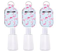 Boccette Profumo Portatili 30ml in Neoprene, 3 Pezzi | Tappo Flip, Riutilizzabili e Agganciabili a Borse e Borsette, per Feste e Cestini Pasquali