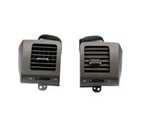Bocchetta Aria Condizionata Griglia Sfiato Aria A/C Vent Argento Cornice Decorativa Per Toyota Per Land Per Cruiser Per Prado LC120 2003-2009 Bocchette Dell'aria(Marrone)