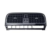 Bocchetta Aria condizionata per Auto, cruscotto Centrale Nero Brillante per VW Polo 2011 2012 2013 6RD819728 6RD819703 6RD819704, Bocchetta cromata per Presa d'Aria AC (Sinistra-Destra)