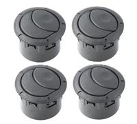 Bocchetta Aria Condizionata Per Duster Per Logan Per Sandero MK1 Per MK2 Per Master Per MK3 2004 2005 2006-2024 Griglia Copertura Della Presa D'aria Dell'auto(Argento)