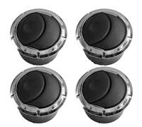 Bocchetta Aria Condizionata Per Duster Per Logan Per Sandero MK1 Per MK2 Per Master Per MK3 Griglia Ventilazione Dell'aria Condizionata Presa Corrente Alternata(Silver 4PCS)