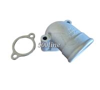 Bocchetta collettore gomito carburatore weber 26 IMB Fiat 500 d'epoca con guarni