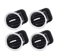 Bocchetta Dell'aria Auto Per Opel Per ADAM Per CORSA D MK3 Per Vauxhall 13417363 2201099 Griglia Di Uscita Della Bocchetta Dell'aria Condizionata(4pcs Black sliver)
