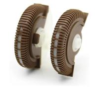 Bocchetta dell'aria condizionata Per Classe E W211 E220 E280 E320 E350 E55 2003-2008 Set 2 Pezzi Ruota Girevole Anteriore Posteriore Aria Condizionata Pannello Uscita A/C(Dark Yellow L R 2PCS)