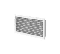 Bocchetta di mandata a doppia deflessione in alluminio NOVA-A-2-2-200x100-V-SW S