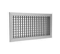 Bocchetta Di Mandata Ad Alette Orientabili - All. Anodizzato Mm 200 X 150