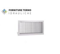 BOCCHETTA DI MANDATA ALLUMINIO DOPPIO FILARE DI ALETTE ORIENTABILI