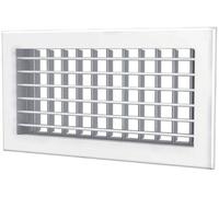 Bocchetta di mandata in Alluminio Bianco RAL 9010 varie misure