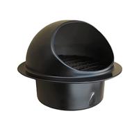 Bocchetta di ventilazione a parete con naso a toro Facile da usare, for cappe da cucina, ventilatore da bagno, scarico, condizionatore d'aria, asciugatrici, estrattore esterno(Size:180mm(7 inch))