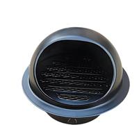 Bocchetta di ventilazione a parete con naso a toro Presa d'aria rotonda in acciaio inossidabile, copertura for montaggio a parete, copertura for prese d'aria(Size:150mm 5.9 inch)