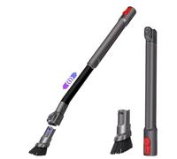 Bocchetta flessibile per bocchetta per Dyson Outsize V15 V12 Slim V11 V10 V8 V7 Gen5detect, accessori per aspirapolvere a ugello piatto lungo, spazzola per fughe allungabile per angoli, colonne
