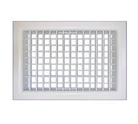 Bocchetta griglia mandata alluminio aria calda fredda diffusore 500x100mm bianca