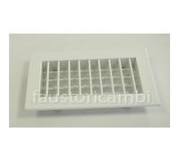 BOCCHETTA GRIGLIA MANDATA ARIA ALETTE ORIENTABILI IN ALLUMINIO BIANCO RAL 9016 M