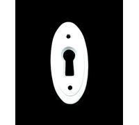 Bocchetta In Zama Per Mobili - GIUSTI 8037 - Laccata Bianca