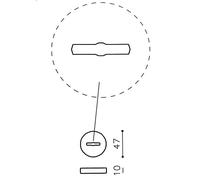 BOCCHETTA OLIVARI TONDA DOPPIA MAPPA CROMO LUCIDO - Ferrero Ferramenta