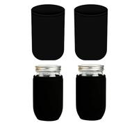 Bocchetta per barattoli - 4 Pezzi Coperture per Barattoli Isolati,Copertura protettiva per Blocco della Luce per Barattoli,Per La Conservazione Semi Bevande Contenuto Millilitri