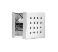 Bocchetta per doccia quadrato 50x36 mm Camarioca cromo Cromo