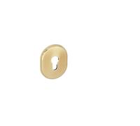 Bocchetta per porte blindate foro yale ottonato Ottone lucido