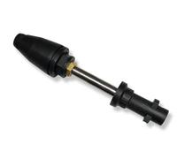 Bocchetta per rotore Kärcher HD Nilfisk Gerni Lavor Ferrix Black & Decker, potenza di pulizia 10 volte circa 15 cm di lunghezza (plastica a baionetta)