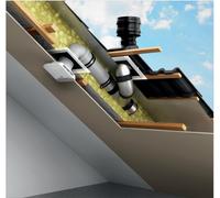 Bocchetta per tetto inclinato SDL e Kit di preinstallazione per modulo di connessione ZUDAH Plus rosso naturale di Aereco - 130526
