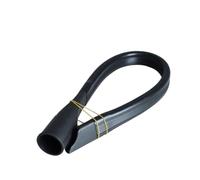 Bocchetta piatta flessibile, adattatore da 35mm a 32mm, nera | Per aspirapolvere con diametri interni da 32mm e 35mm, PP plastica e gomma morbida