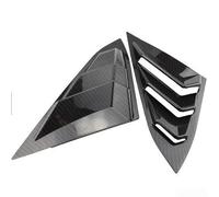 Bocchetta triangolare per bocchetta dell'aria per bocchetta dell'aria posteriore Civic di decima generazione, nero opaco con texture in carbonio per un aspetto moderno automobilistico (vernice spray