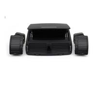 Bocchetta ventilazione auto Compatibile Con Skoda Per Octavia 2004-2014 Cruscotto Auto Anteriore Posteriore Griglia Di Ventilazione Aria Condizionata AC Assemblaggio 1Z0820951B(3PCS)